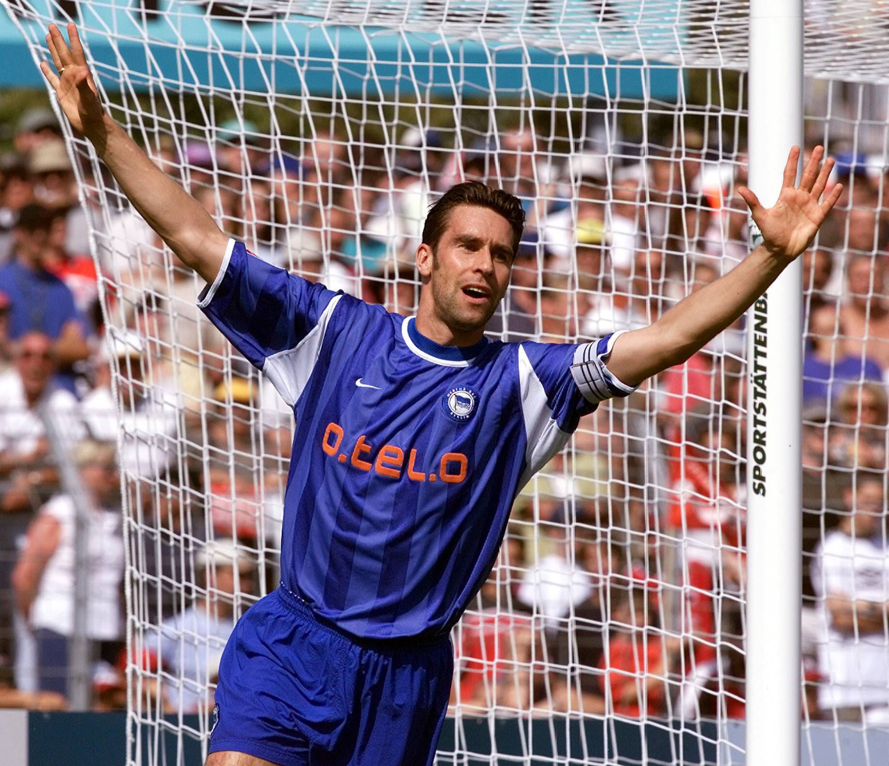 Michael Preetz. Als Spieler erfolgreich für Hertha BSC. Als Manager? Geht so! Foto: Imago Images/ExSpo